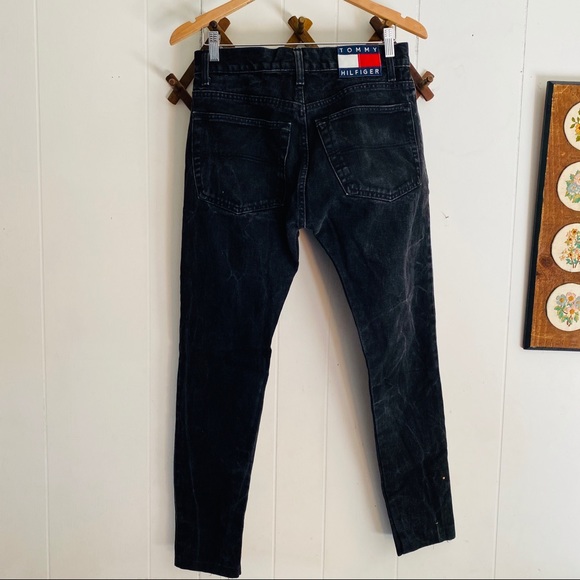 Vintage Tommy Hilfiger Black Denim Jeans - Picture 7 of 8
